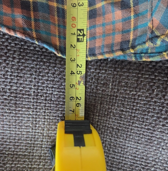 Vintage Sears The Fashion Place Green And Brown Flannel Womens Size 12 - Picture 6 of 8